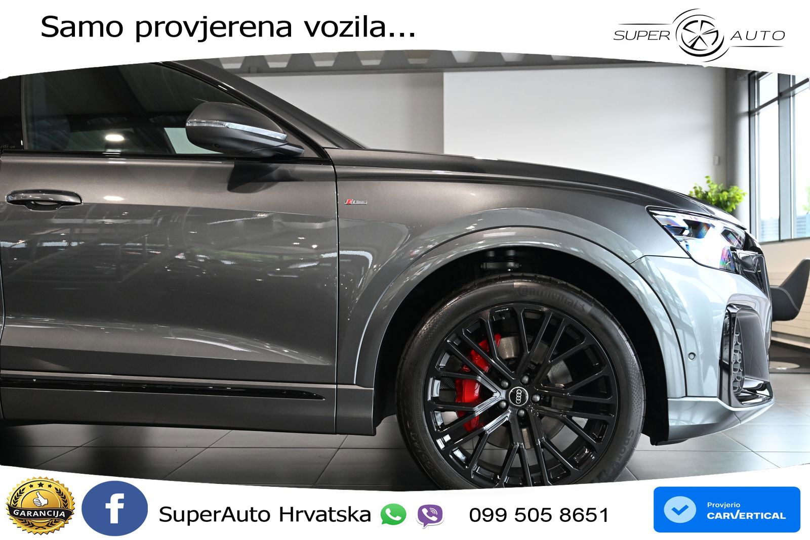 Audi Q8 50 TDI V6 (286 KS) quattro Tiptronic S line LED+GR SJED+ACC