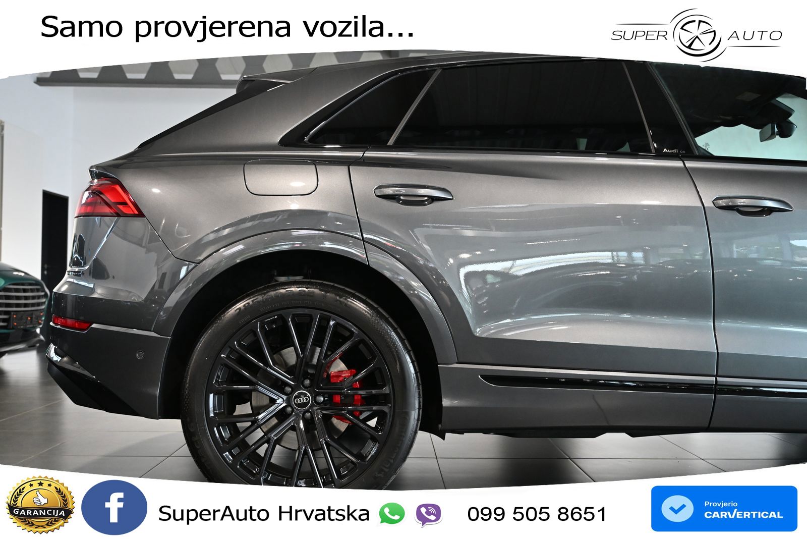 Audi Q8 50 TDI V6 (286 KS) quattro Tiptronic S line LED+GR SJED+ACC