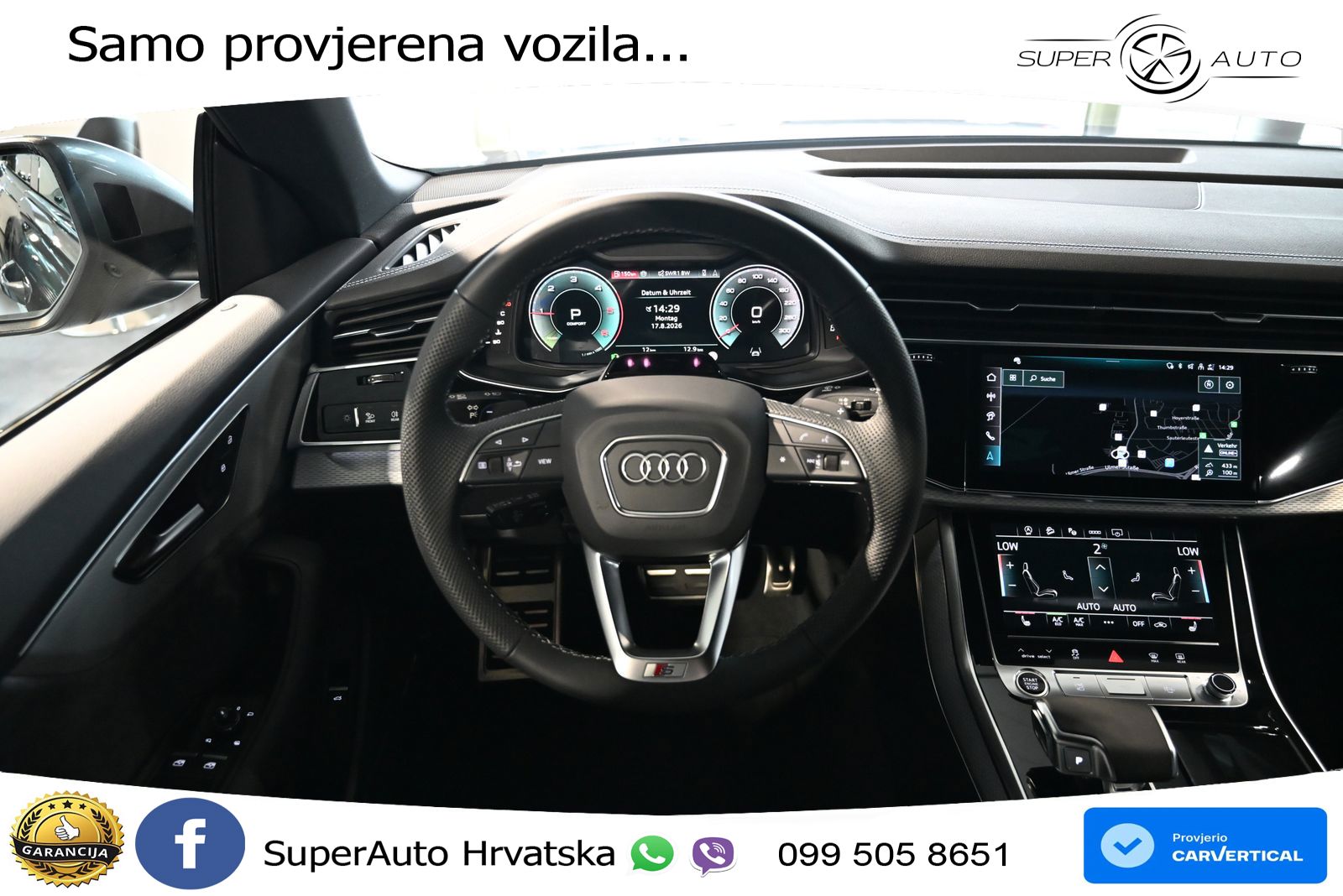 Audi Q8 50 TDI V6 (286 KS) quattro Tiptronic S line LED+GR SJED+ACC