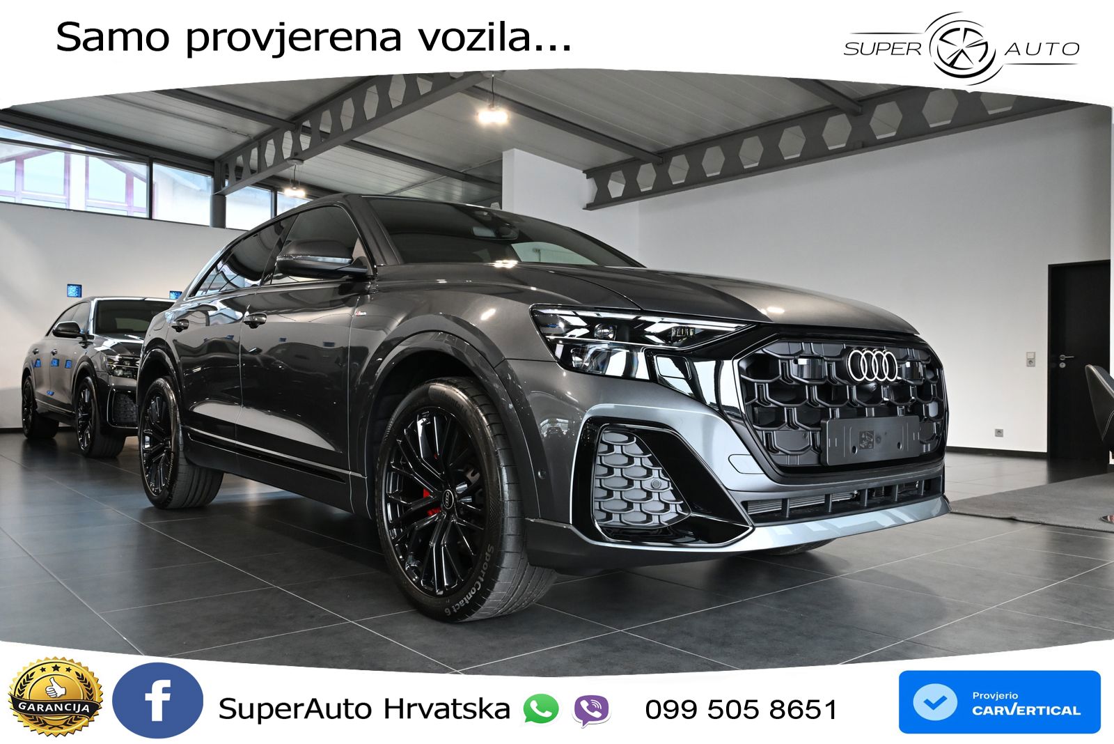Audi Q8 50 TDI V6 (286 KS) quattro Tiptronic S line LED+GR SJED+ACC
