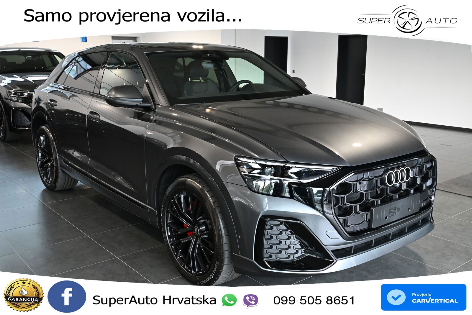 Audi Q8 50 TDI V6 (286 KS) quattro Tiptronic S line LED+GR SJED+ACC