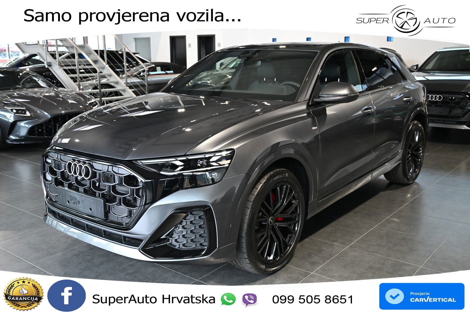 Audi Q8 50 TDI V6 (286 KS) quattro Tiptronic S line LED+GR SJED+ACC