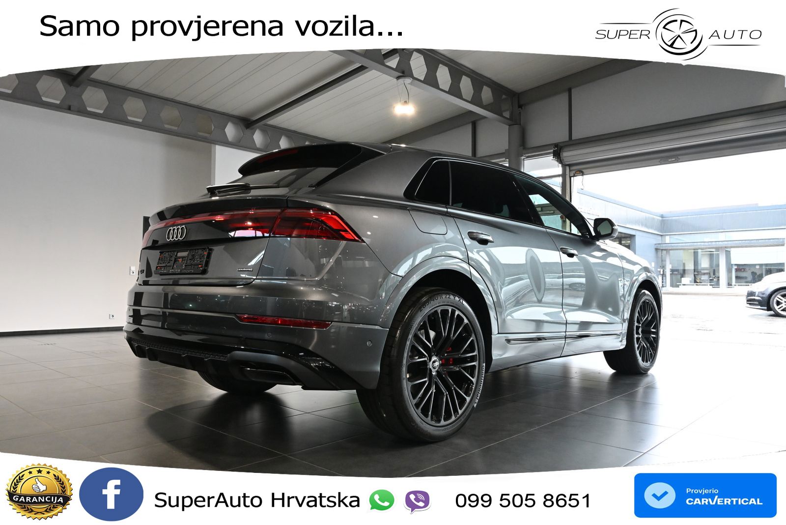 Audi Q8 50 TDI V6 (286 KS) quattro Tiptronic S line LED+GR SJED+ACC