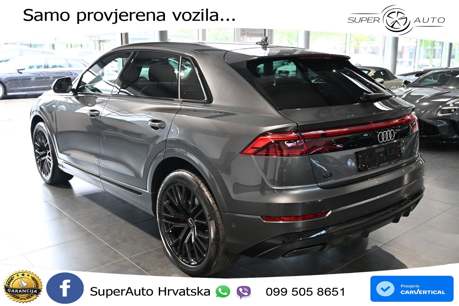 Audi Q8 50 TDI V6 (286 KS) quattro Tiptronic S line LED+GR SJED+ACC