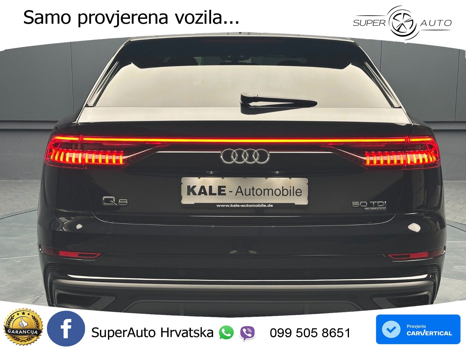 Audi Q8 50 TDI V6 (286 KS) quattro Tiptronic