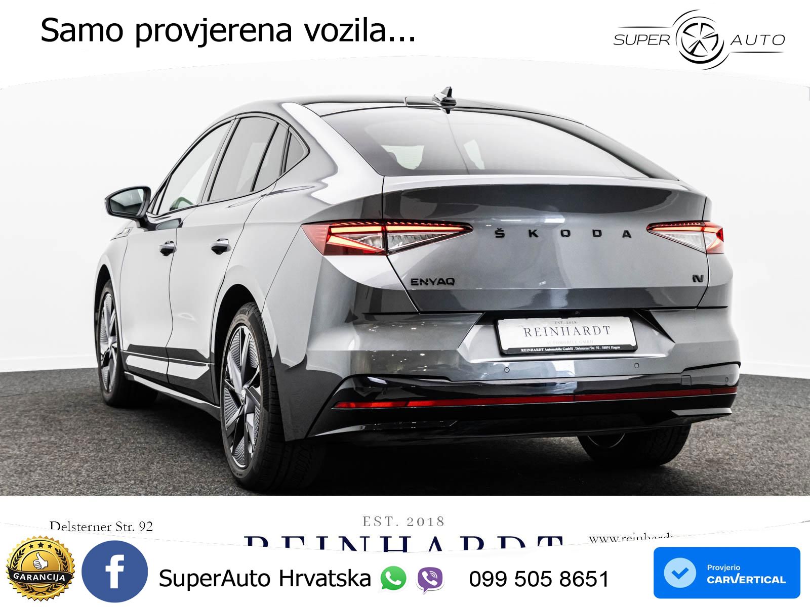 Škoda Enyaq Coupe iV RS 82 kWh (299 KS) AWD Suite LED+GR SJED+ACC