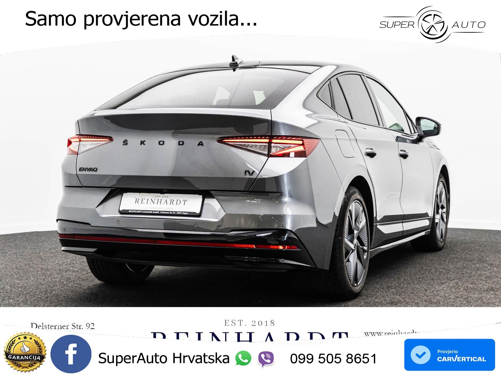 Škoda Enyaq Coupe iV RS 82 kWh (299 KS) AWD Suite LED+GR SJED+ACC