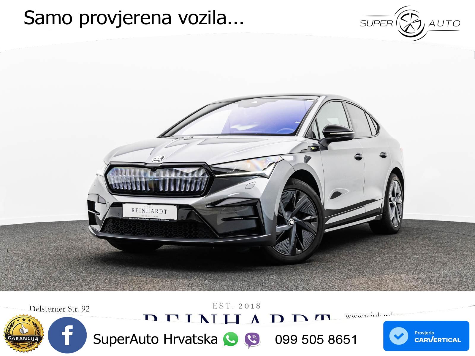 Škoda Enyaq Coupe iV RS 82 kWh (299 KS) AWD Suite LED+GR SJED+ACC