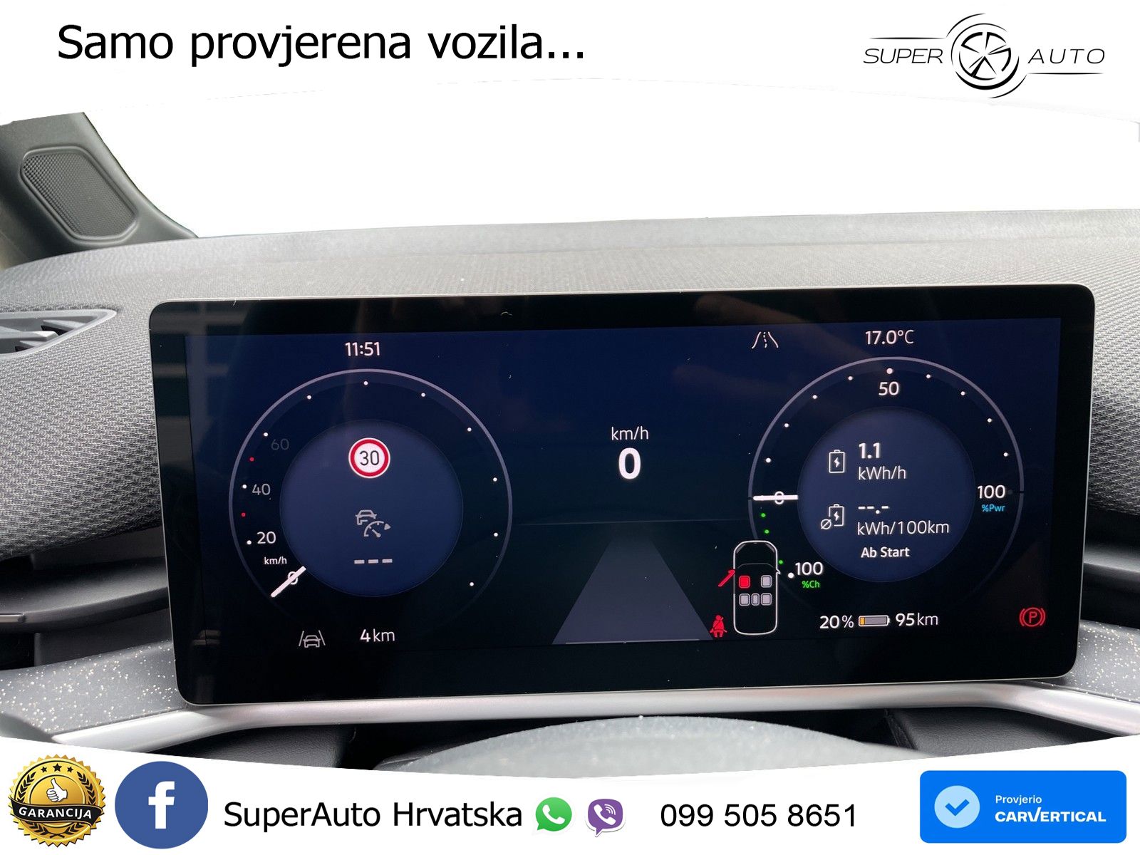 Volkswagen ID.3 58 kWh (190 KS) LED+GR SJED+ACC