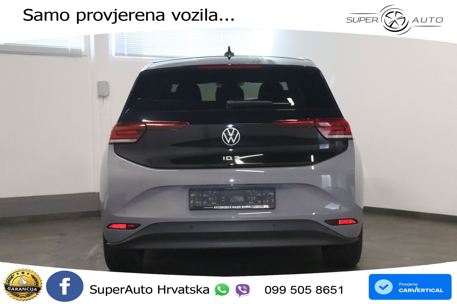 Volkswagen ID.3 Pro 62 kWh (204 KS) LED+GR SJED+ACC