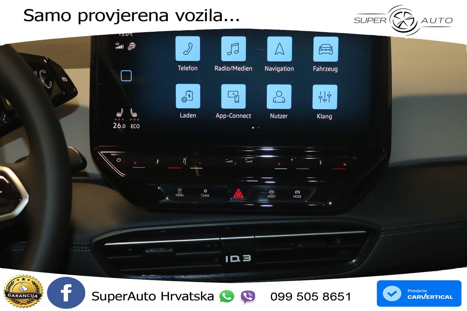 Volkswagen ID.3 Pro 62 kWh (204 KS) LED+GR SJED+ACC