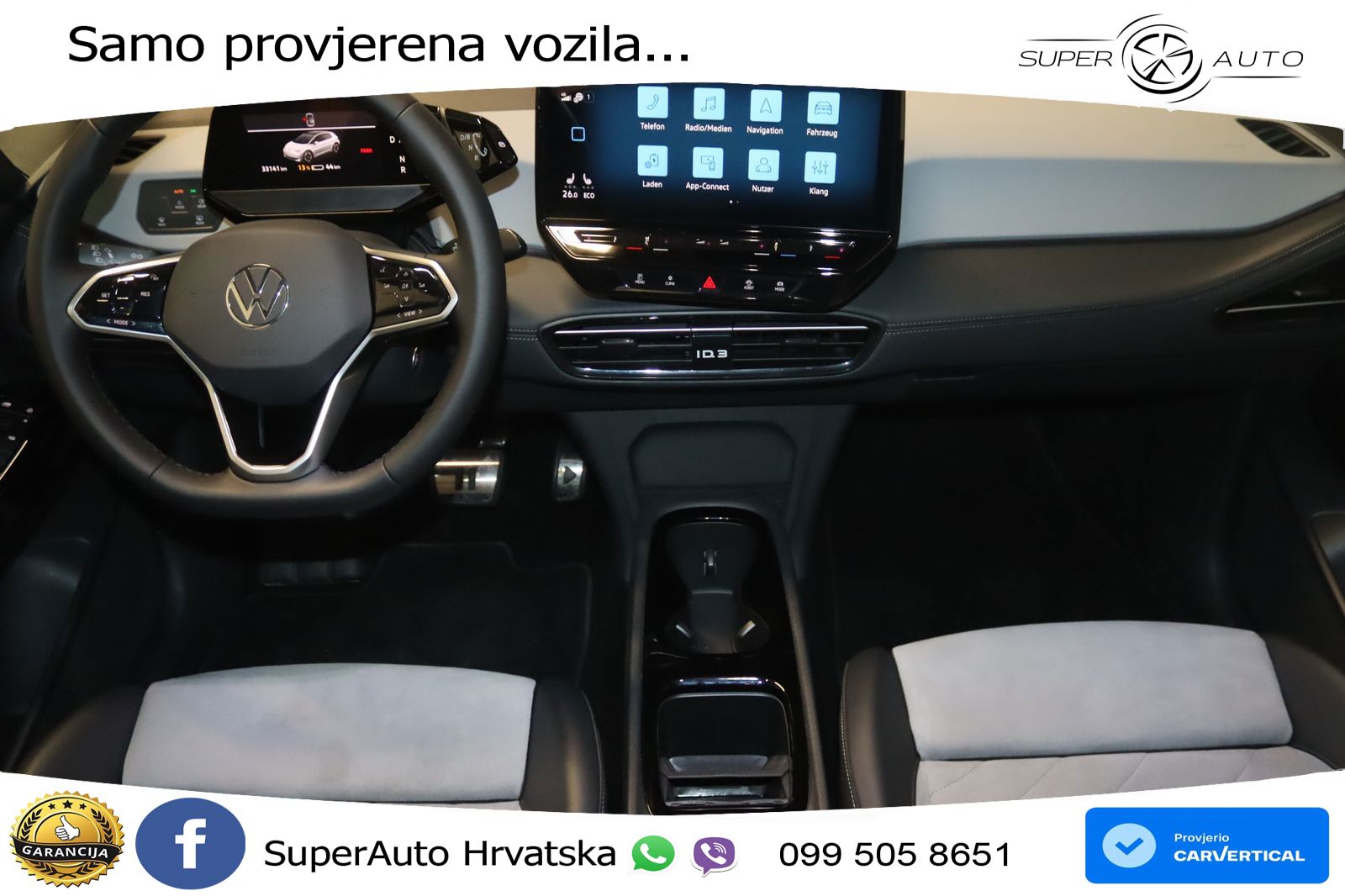 Volkswagen ID.3 Pro 62 kWh (204 KS) LED+GR SJED+ACC