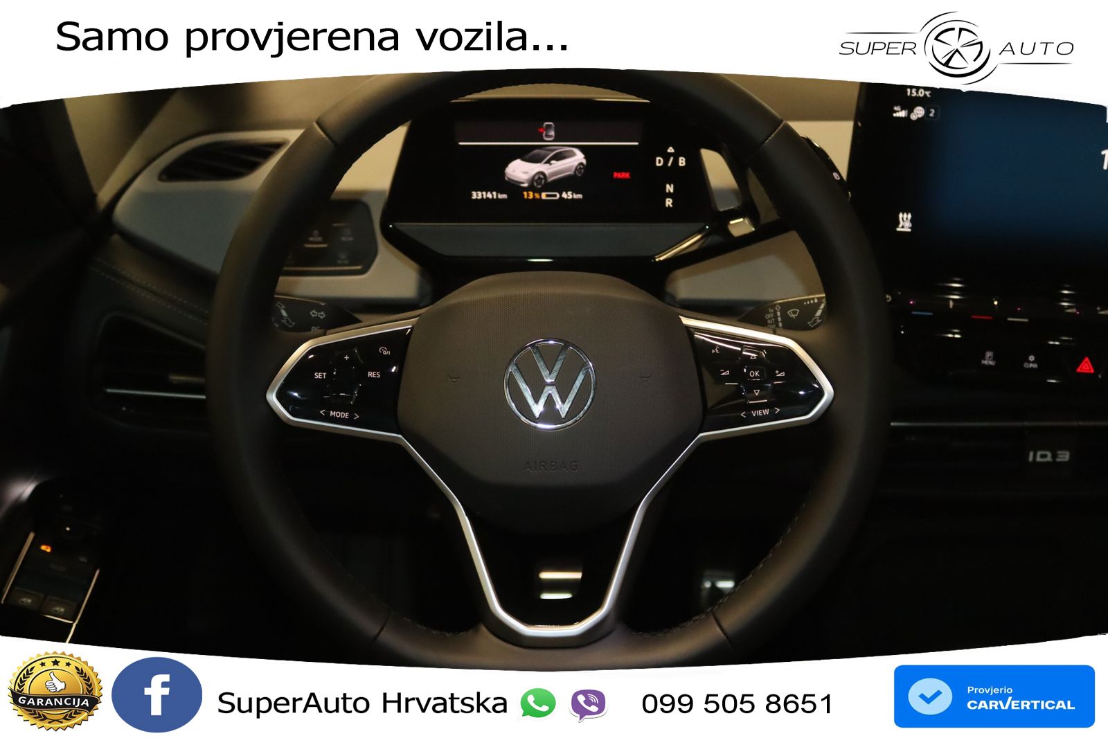 Volkswagen ID.3 Pro 62 kWh (204 KS) LED+GR SJED+ACC