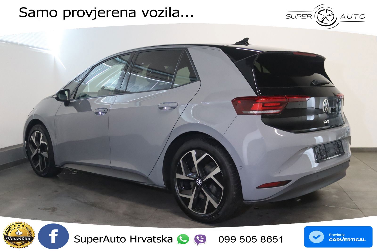 Volkswagen ID.3 Pro 62 kWh (204 KS) LED+GR SJED+ACC