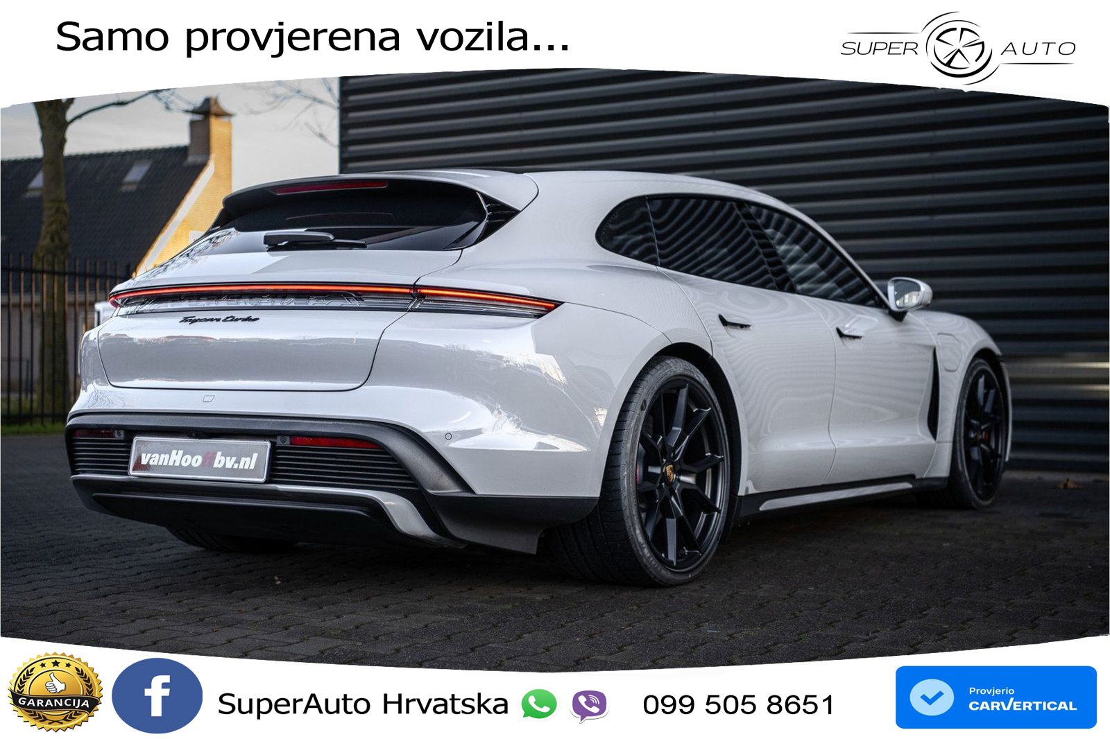 Porsche Taycan Sport Turismo Turbo 93.4 kWh (680 KS)