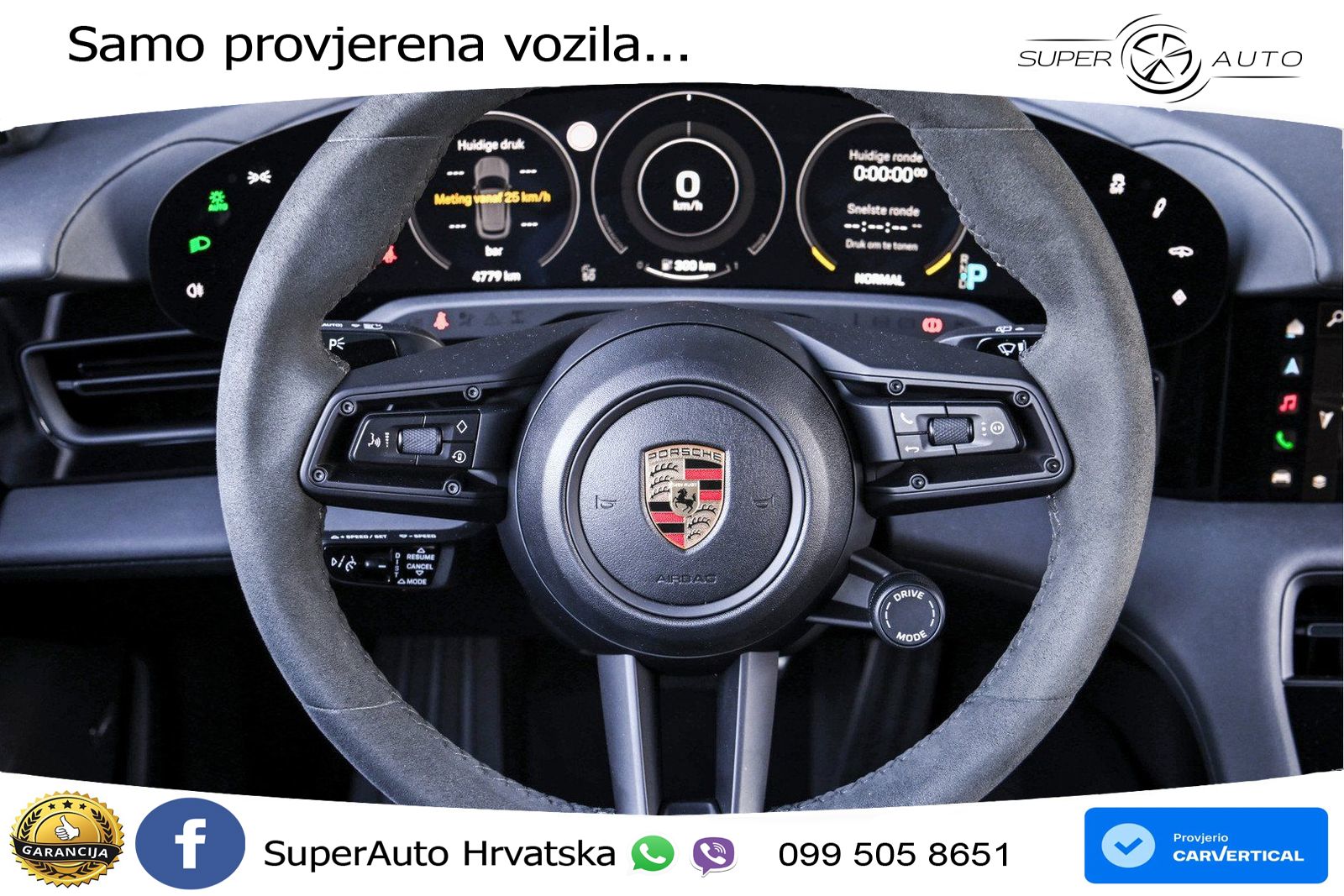 Porsche Taycan Sport Turismo Turbo 93.4 kWh (680 KS)