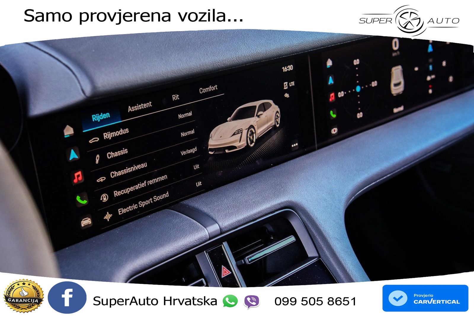 Porsche Taycan Sport Turismo Turbo 93.4 kWh (680 KS)