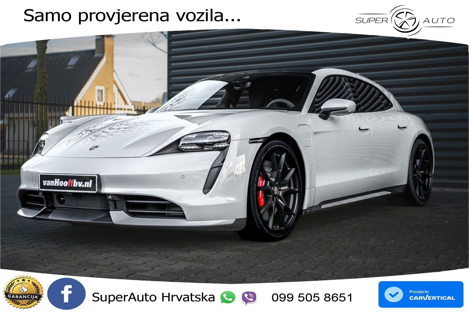 Porsche Taycan Sport Turismo Turbo 93.4 kWh (680 KS)