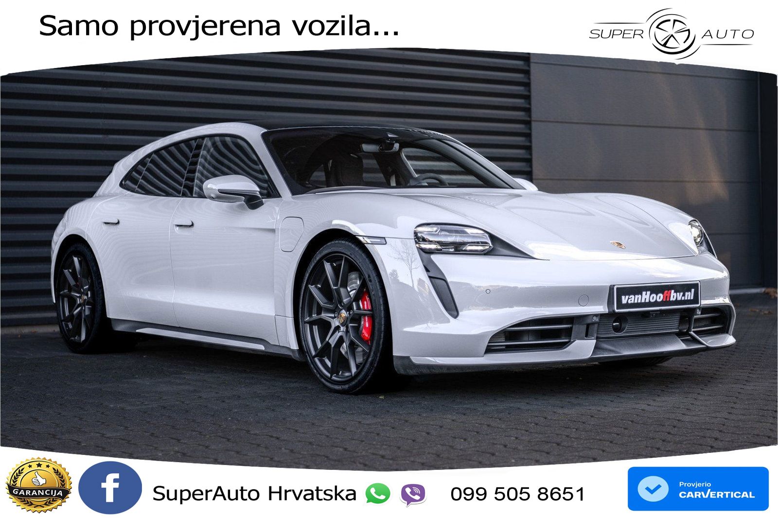 Porsche Taycan Sport Turismo Turbo 93.4 kWh (680 KS)