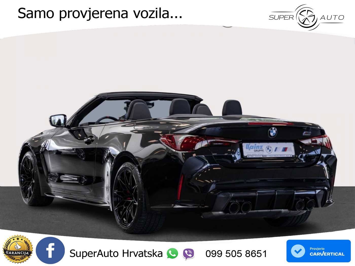 BMW M4 Convertible Competition 3.0 (530 KS) xDrive Steptronic LED+GR SJED+ACC