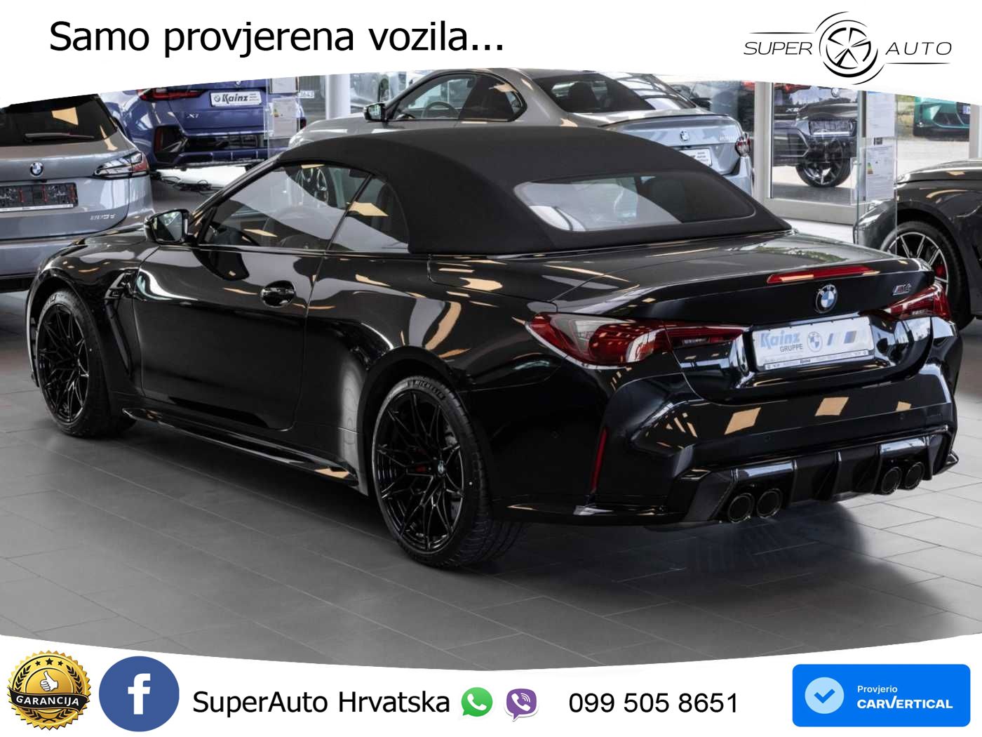 BMW M4 Convertible Competition 3.0 (530 KS) xDrive Steptronic LED+GR SJED+ACC