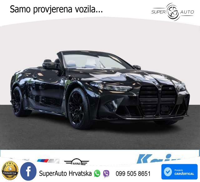 BMW M4 Convertible Competition 3.0 (530 KS) xDrive Steptronic LED+GR SJED+ACC