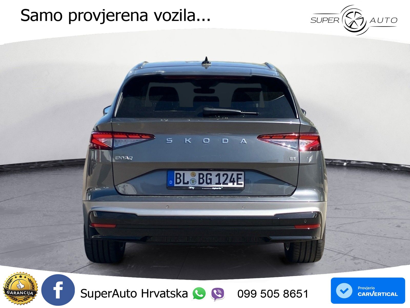 Škoda Enyaq 85 82 kWh (286 KS) LED+ACC