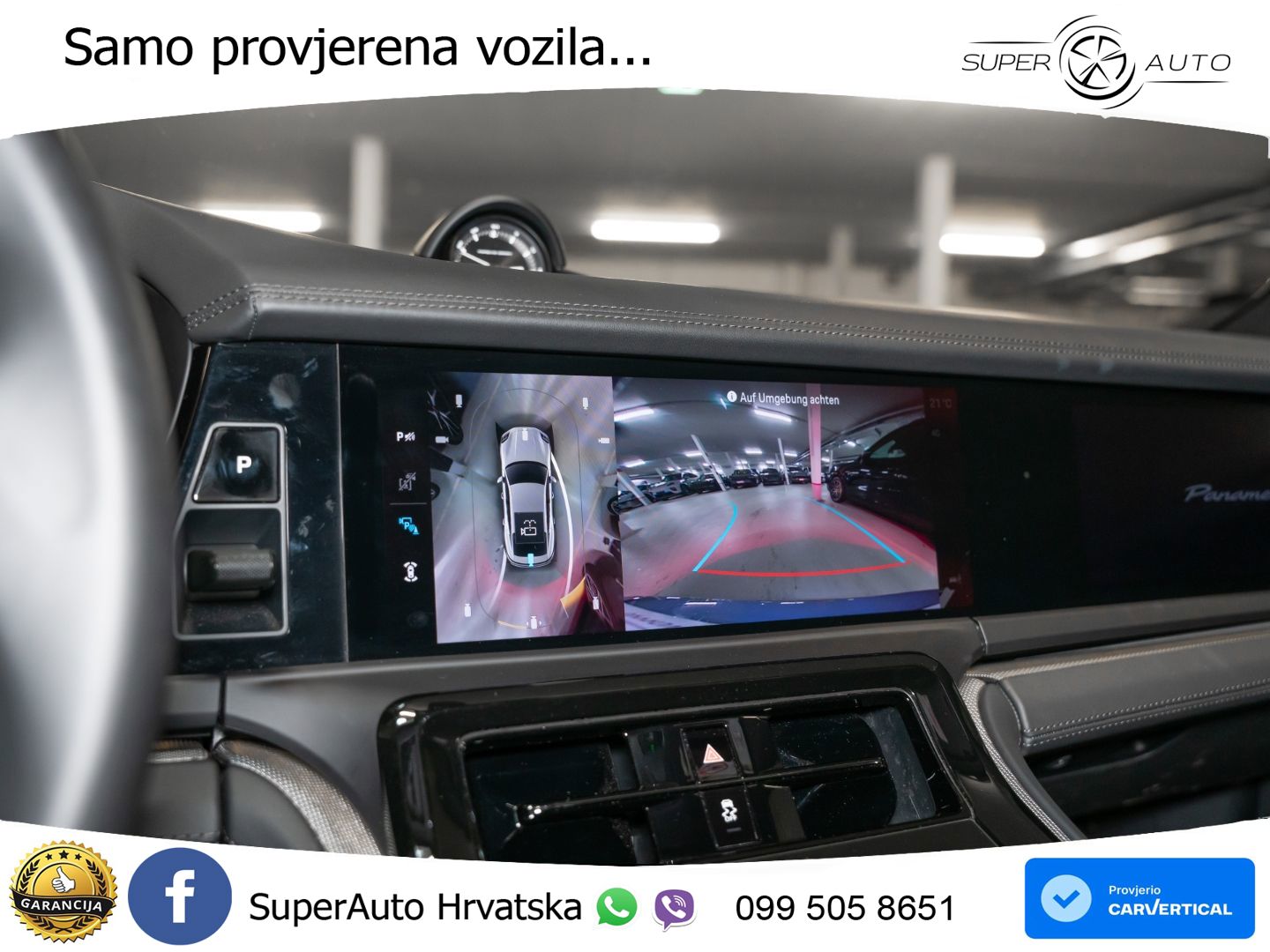 Porsche Panamera 4 2.9 V6 (470 KS) E-Hybrid PDK ZRAČNI+ACC+GR SJED+KAM+PANO