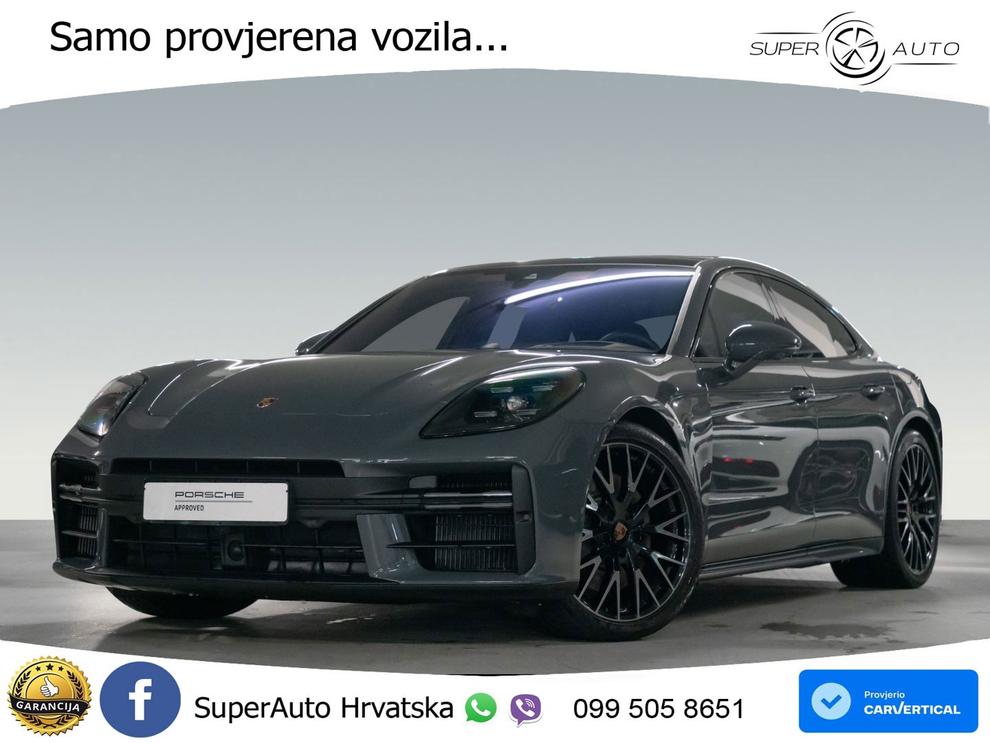 Porsche Panamera 4 2.9 V6 (470 KS) E-Hybrid PDK ZRAČNI+ACC+GR SJED+KAM+PANO
