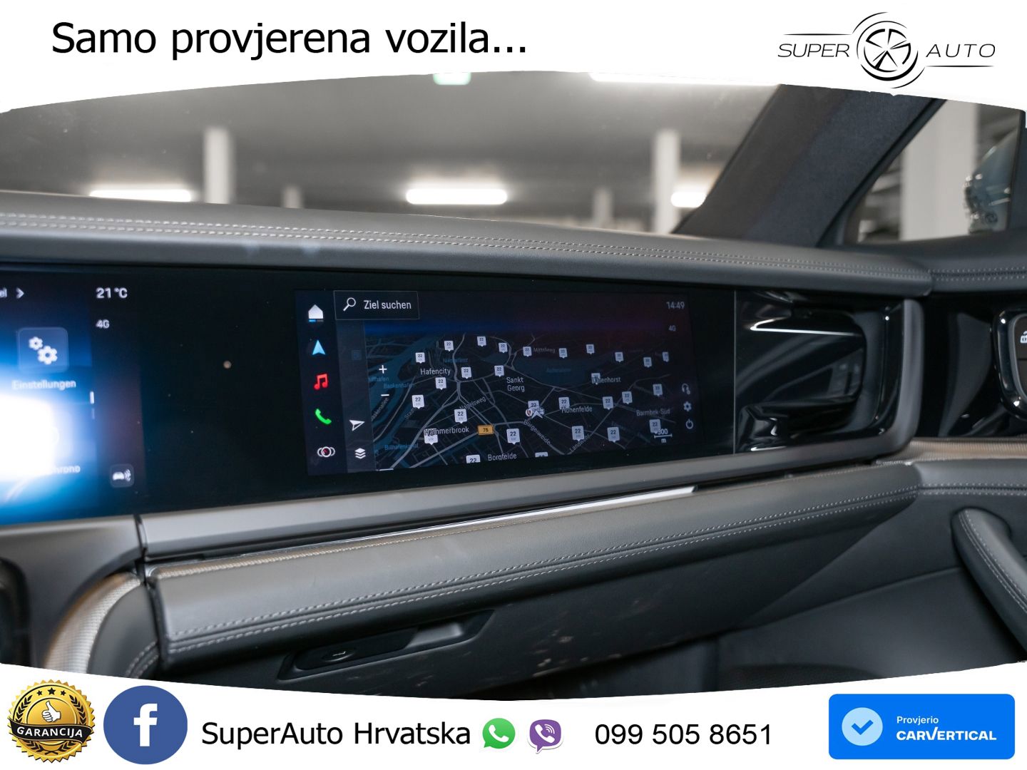 Porsche Panamera 4 2.9 V6 (470 KS) E-Hybrid PDK ZRAČNI+ACC+GR SJED+KAM+PANO