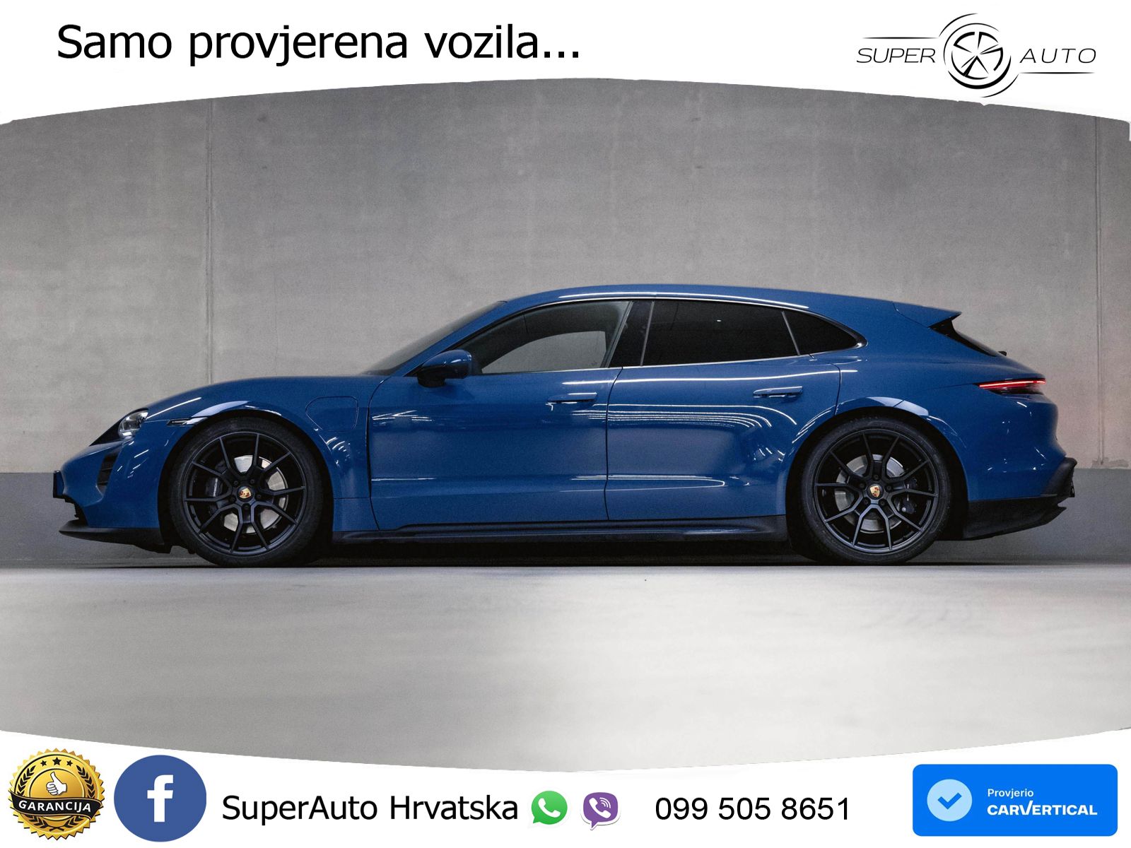 Porsche Taycan Sport Turismo Performance Plus 93.4 kWh (476 KS)