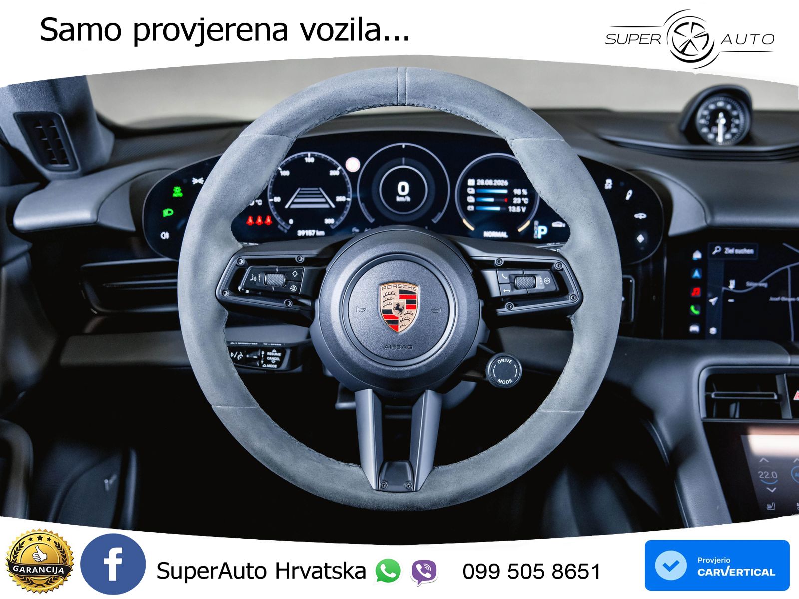 Porsche Taycan Sport Turismo Performance Plus 93.4 kWh (476 KS)