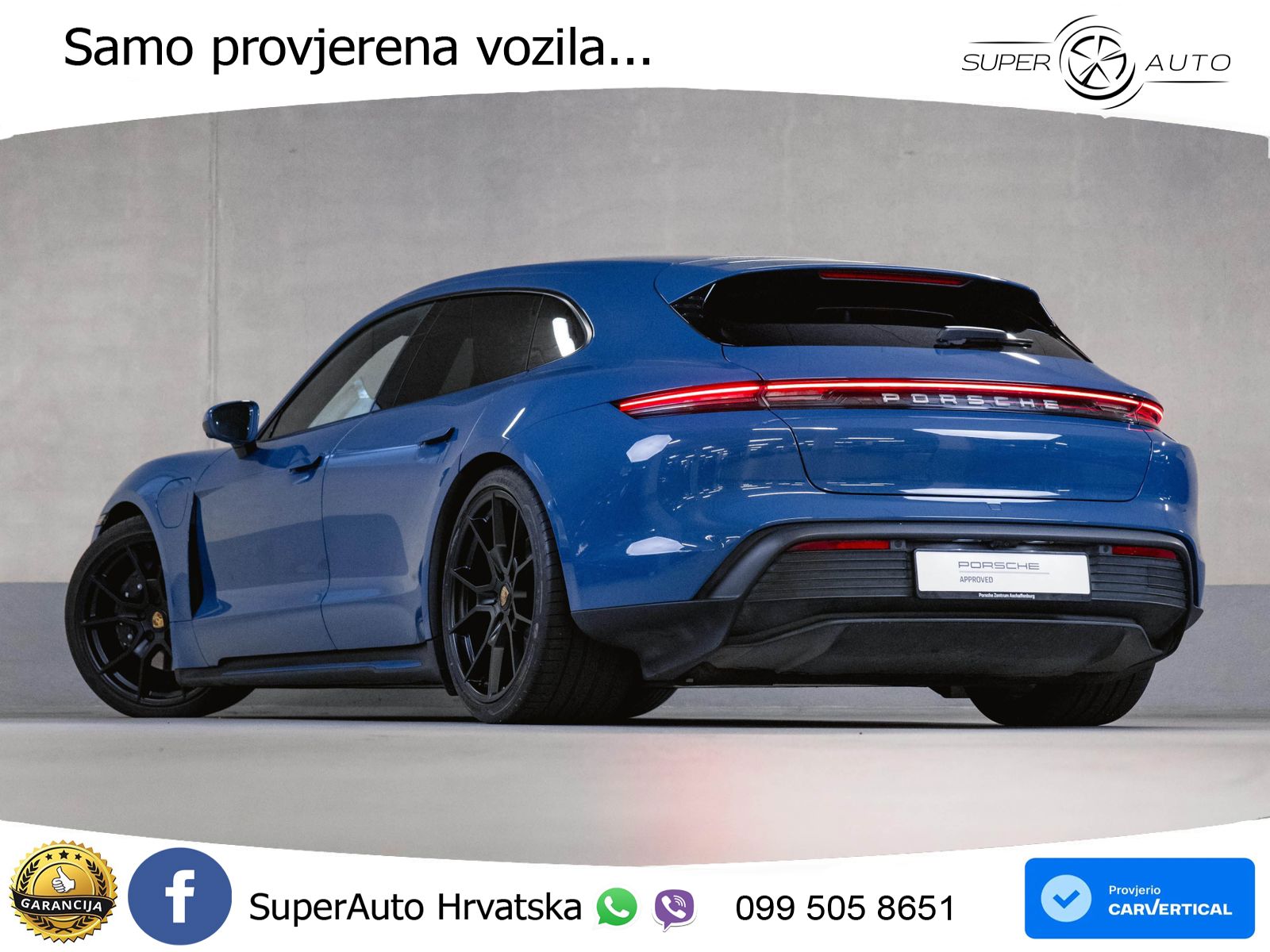 Porsche Taycan Sport Turismo Performance Plus 93.4 kWh (476 KS)