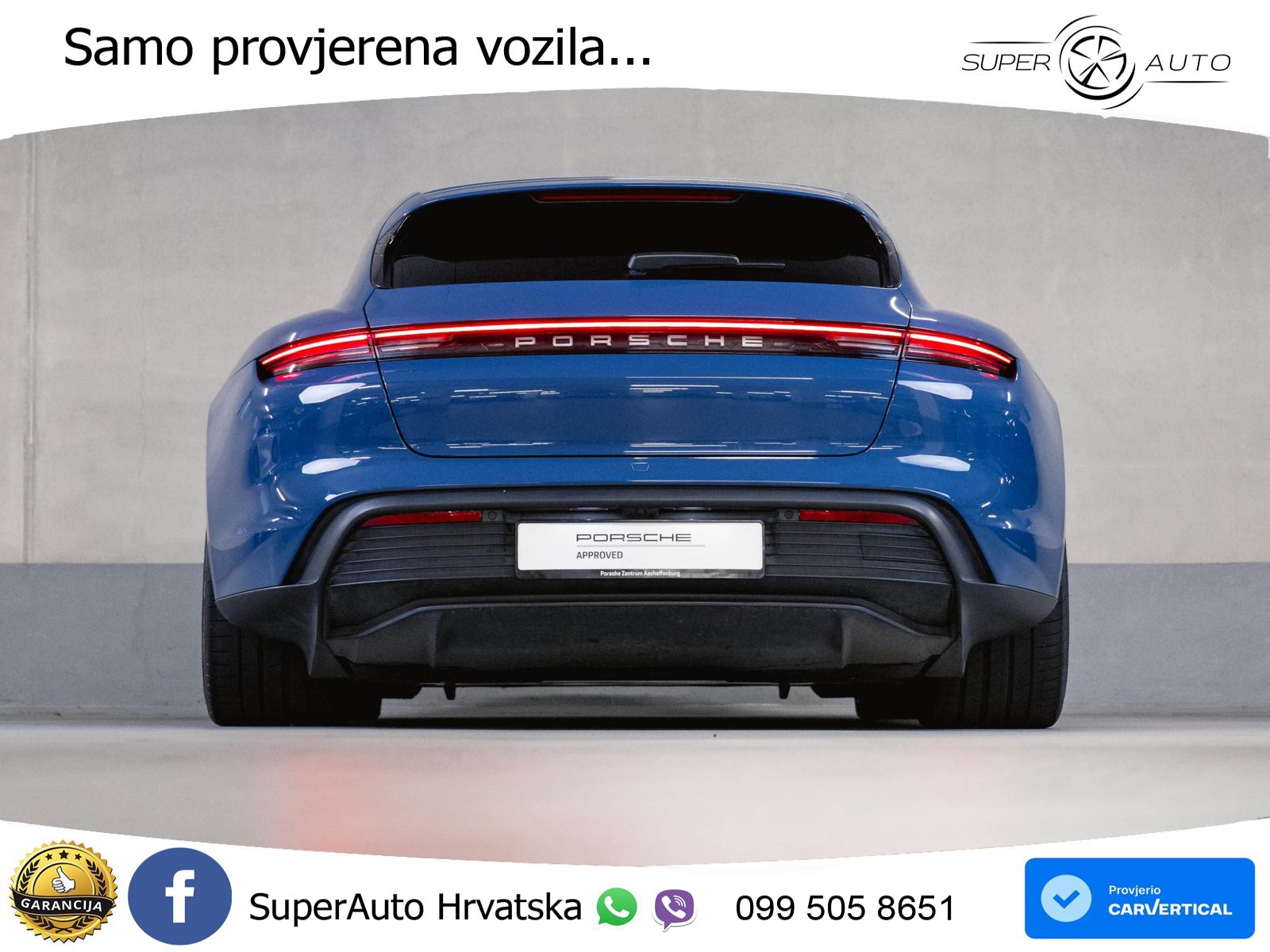 Porsche Taycan Sport Turismo Performance Plus 93.4 kWh (476 KS)