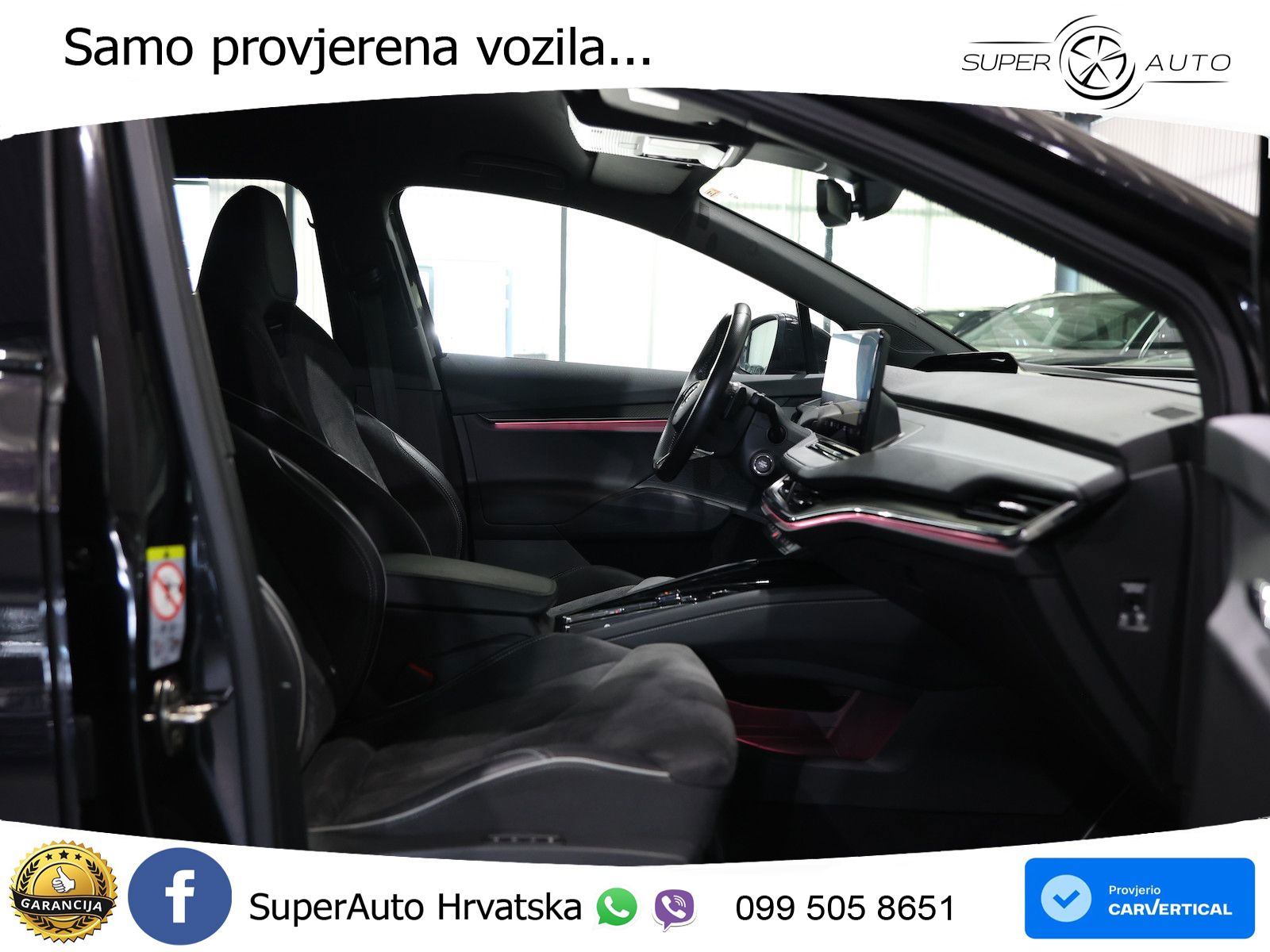 Škoda Enyaq iV 80 82 kWh (204 KS) SportLine LED+GR SJED+ACC