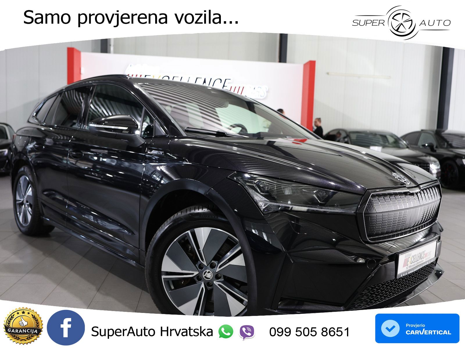 Škoda Enyaq iV 80 82 kWh (204 KS) SportLine LED+GR SJED+ACC