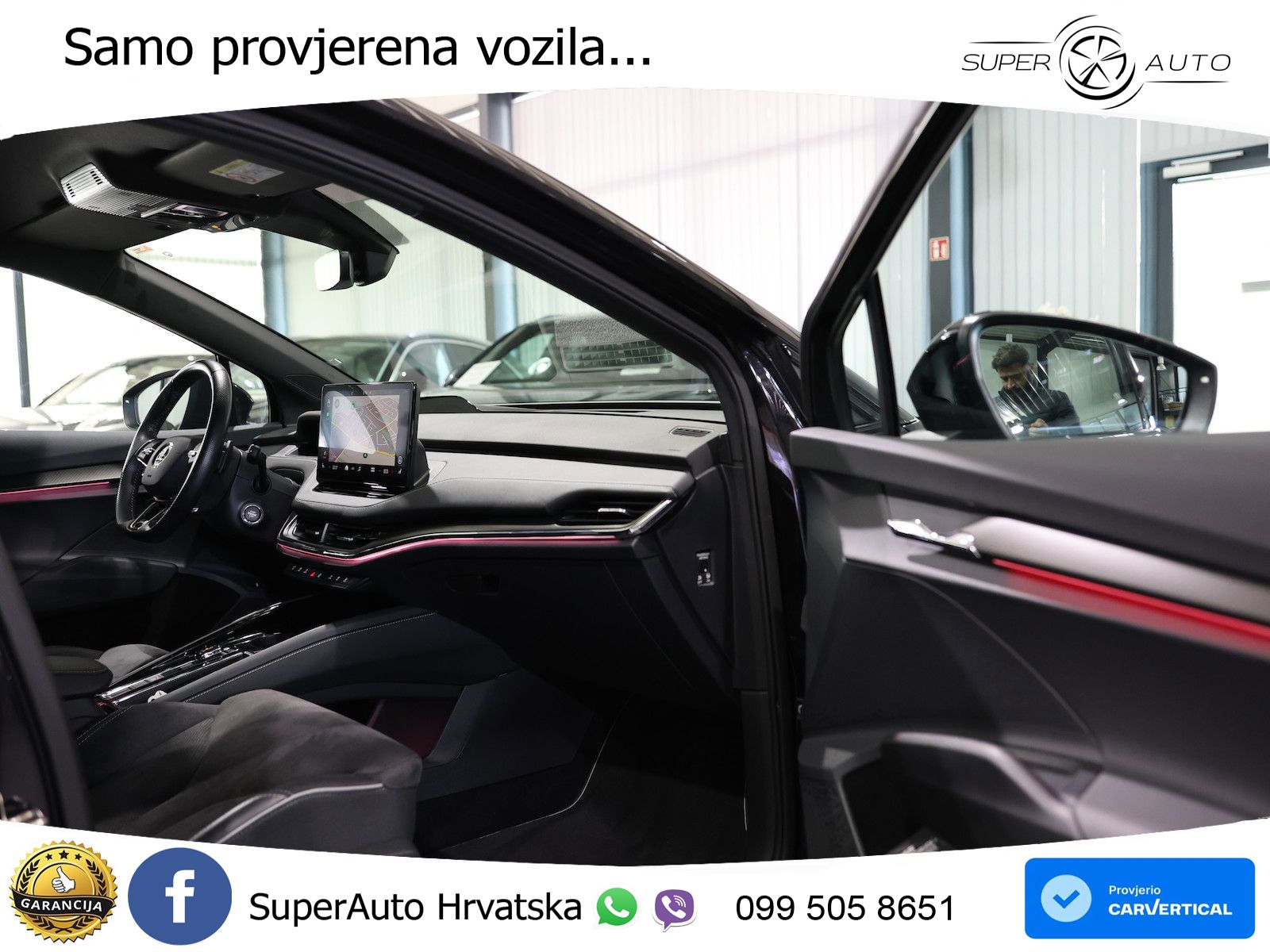 Škoda Enyaq iV 80 82 kWh (204 KS) SportLine LED+GR SJED+ACC