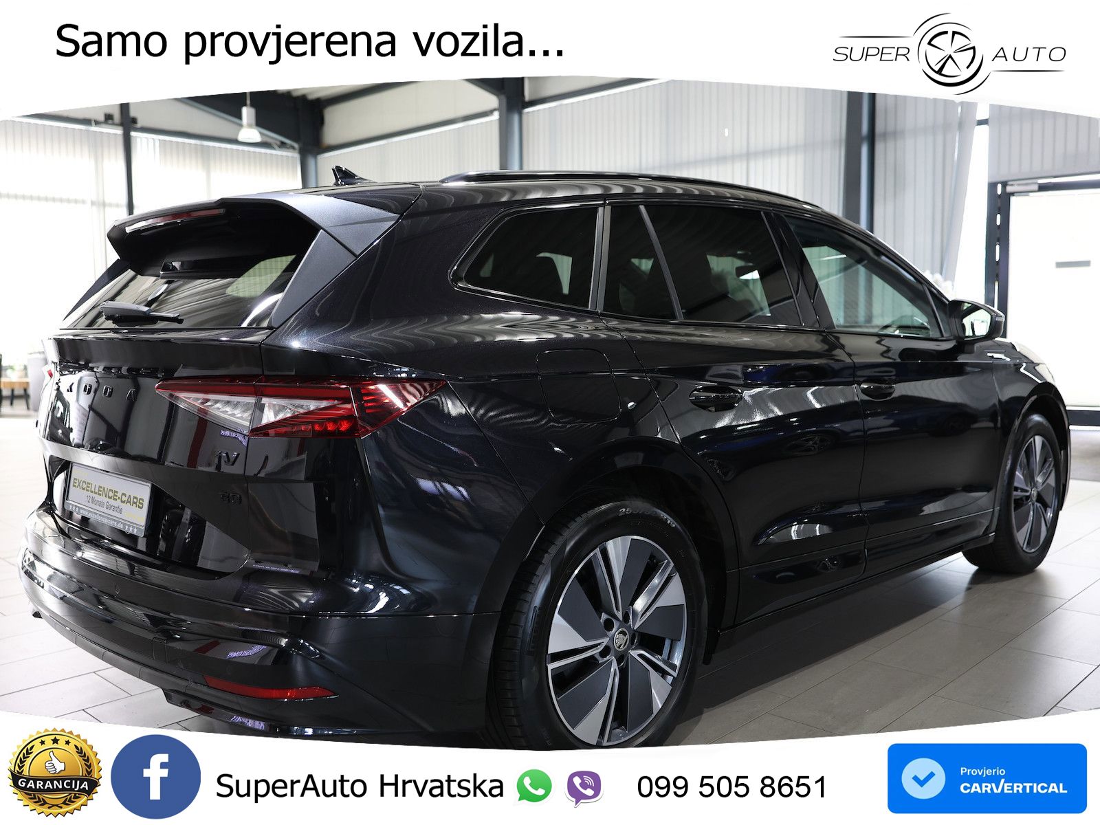 Škoda Enyaq iV 80 82 kWh (204 KS) SportLine LED+GR SJED+ACC