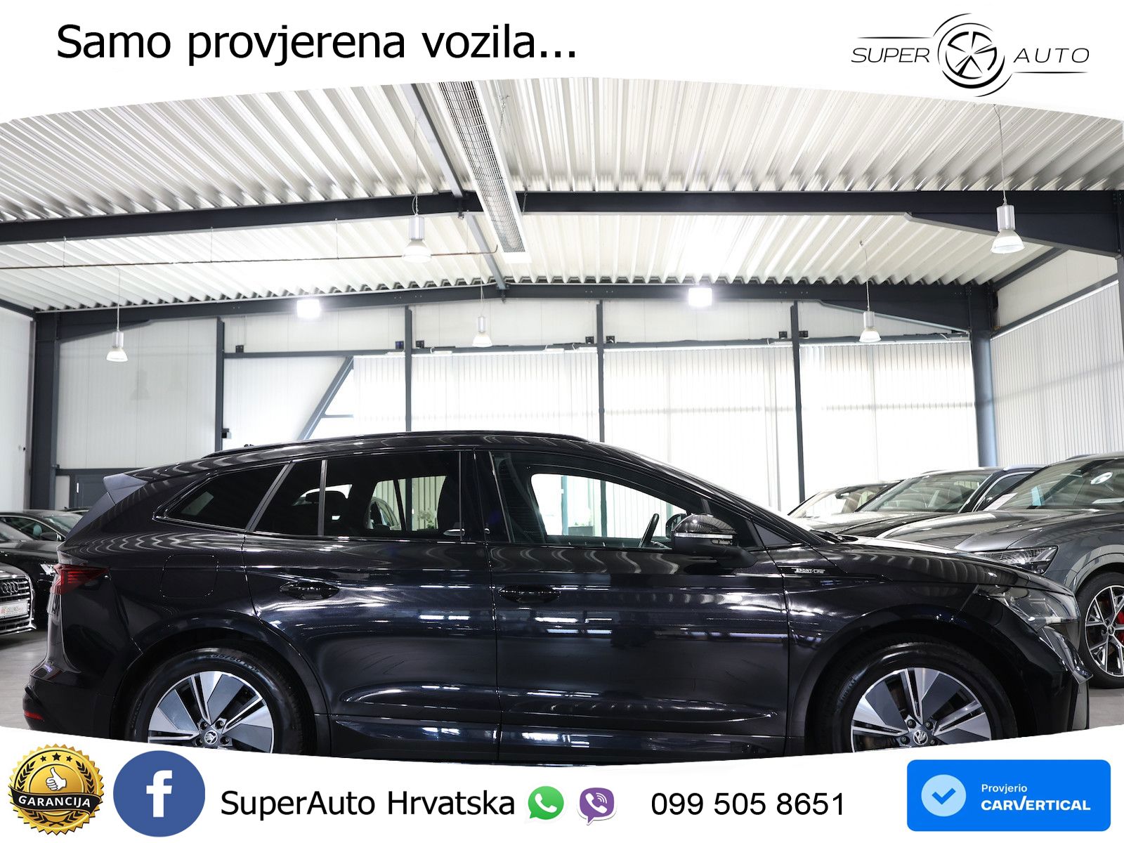 Škoda Enyaq iV 80 82 kWh (204 KS) SportLine LED+GR SJED+ACC