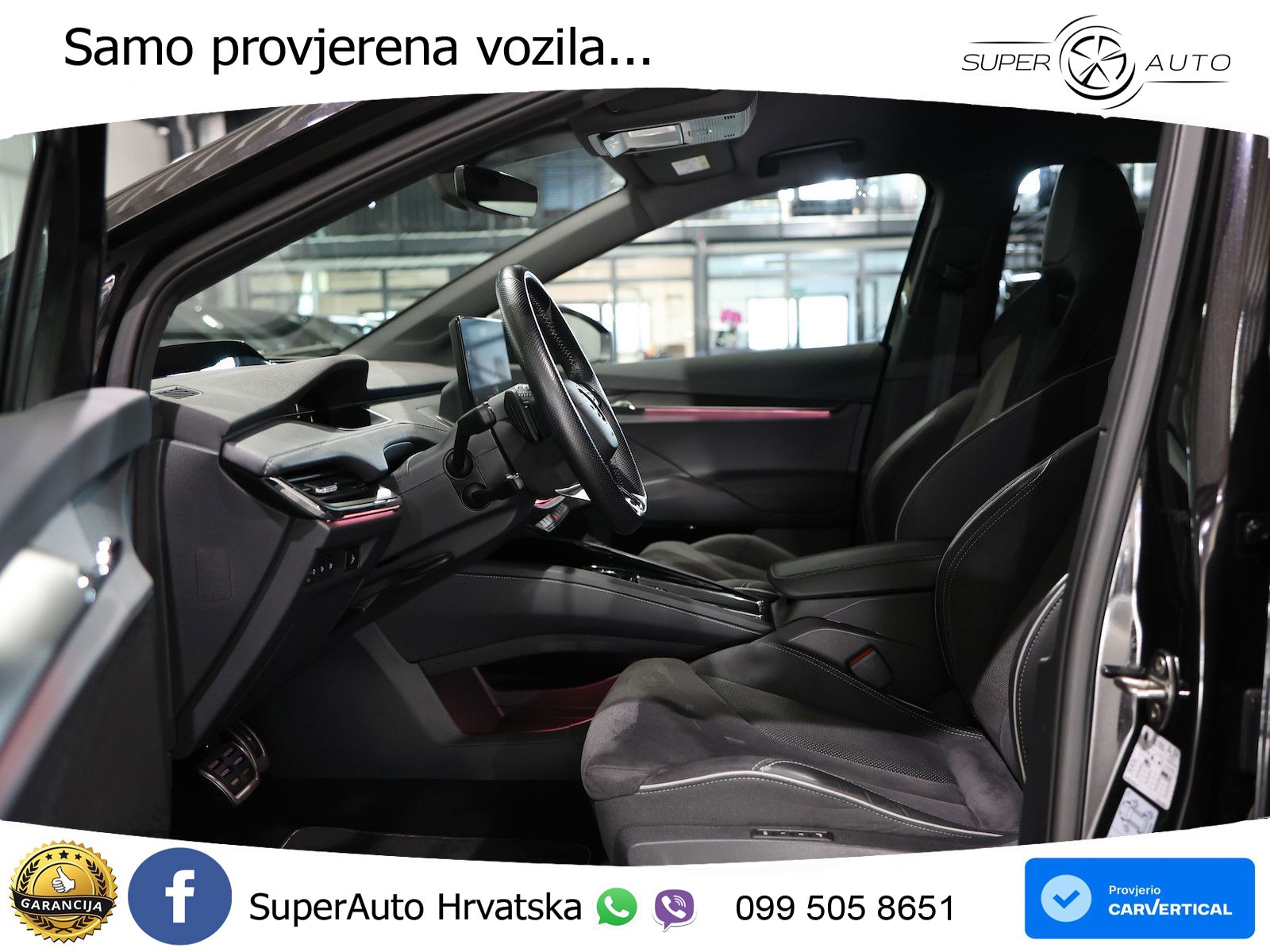 Škoda Enyaq iV 80 82 kWh (204 KS) SportLine LED+GR SJED+ACC