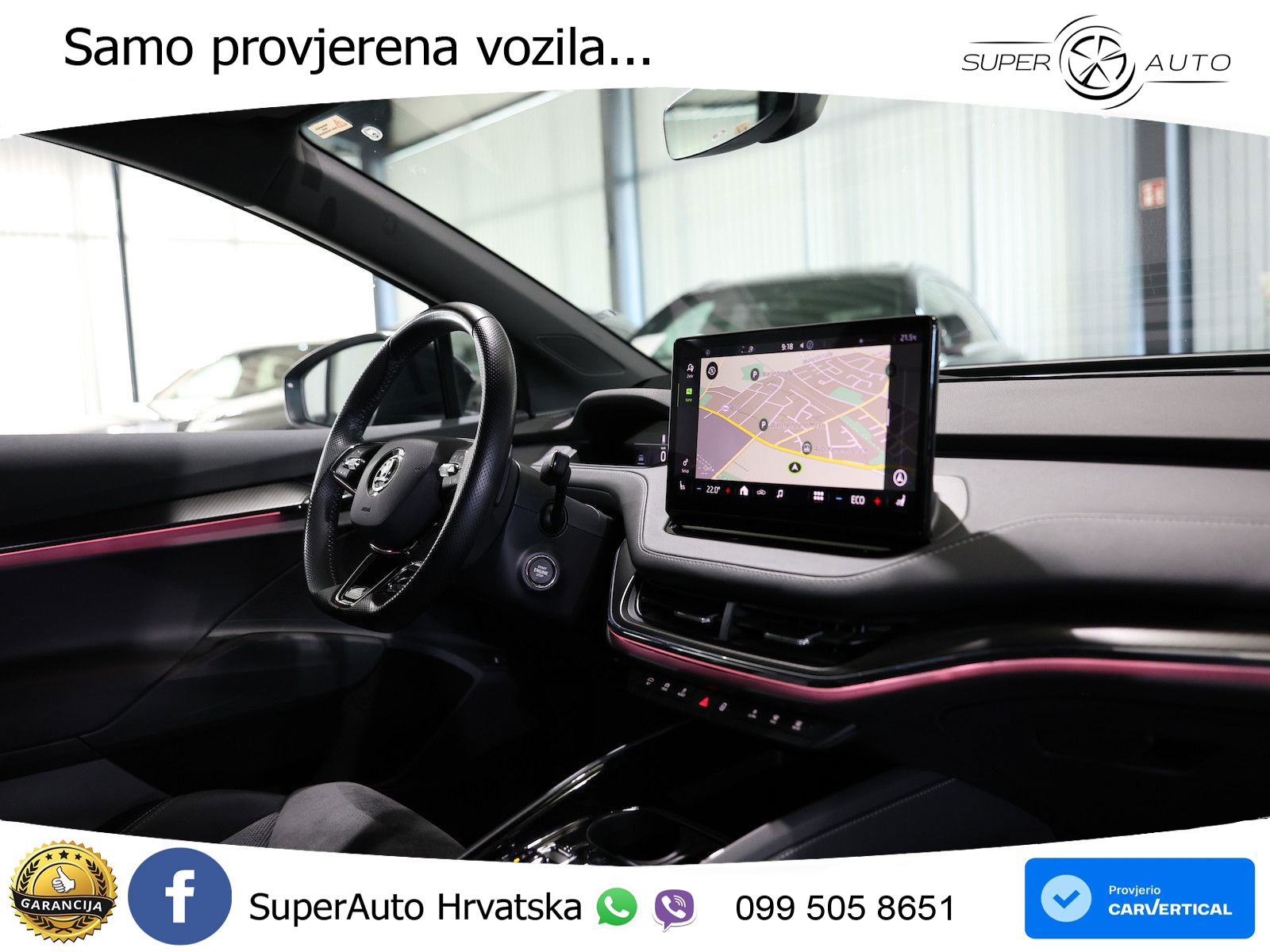 Škoda Enyaq iV 80 82 kWh (204 KS) SportLine LED+GR SJED+ACC