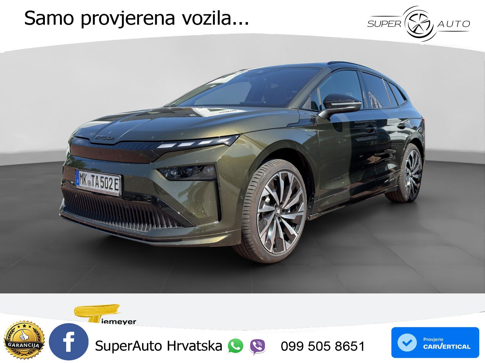 Škoda Enyaq 85x 82 kWh (286 KS) AWD