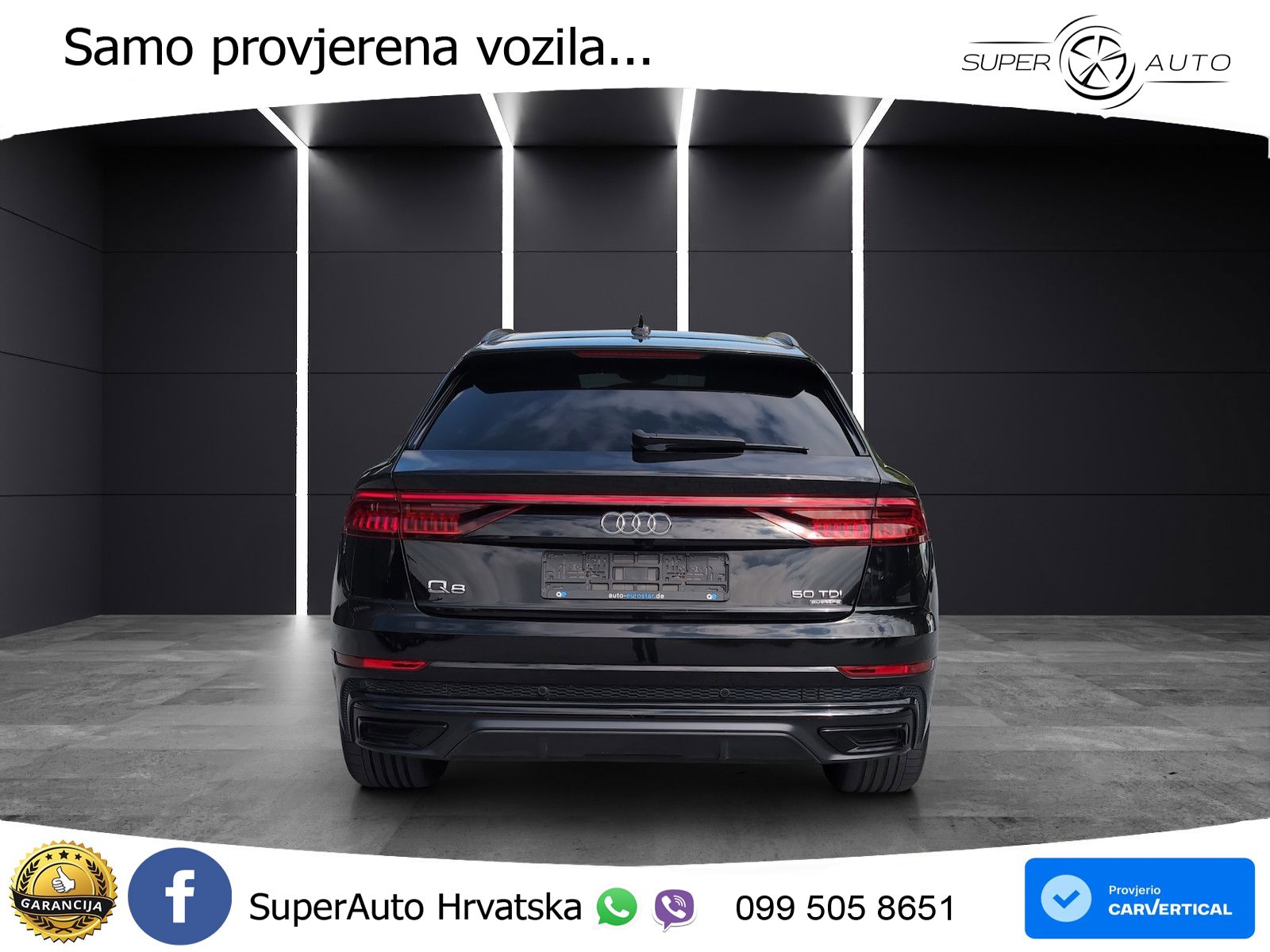 Audi Q8 50 TDI V6 (286 KS) quattro Tiptronic