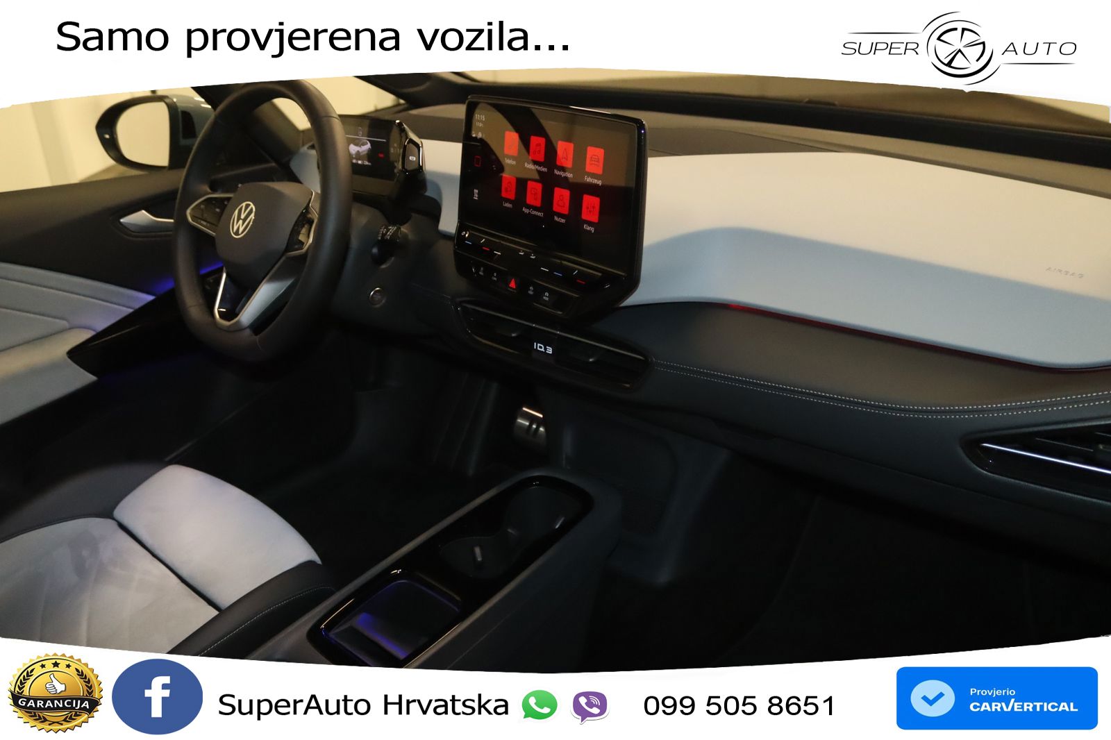 Volkswagen ID.3 Pro 62 kWh (204 KS) LED+GR SJED+ACC