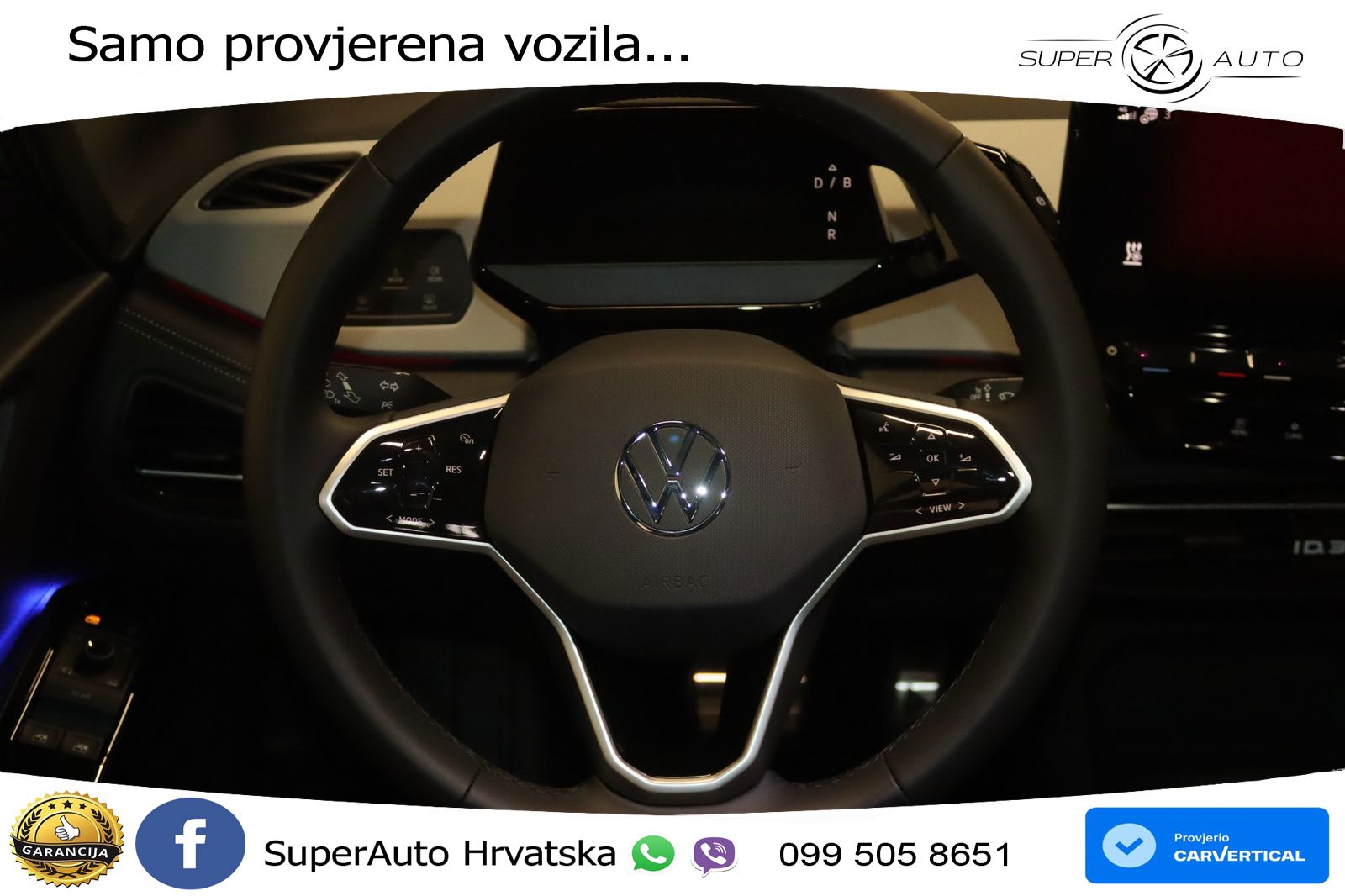 Volkswagen ID.3 Pro 62 kWh (204 KS) LED+GR SJED+ACC