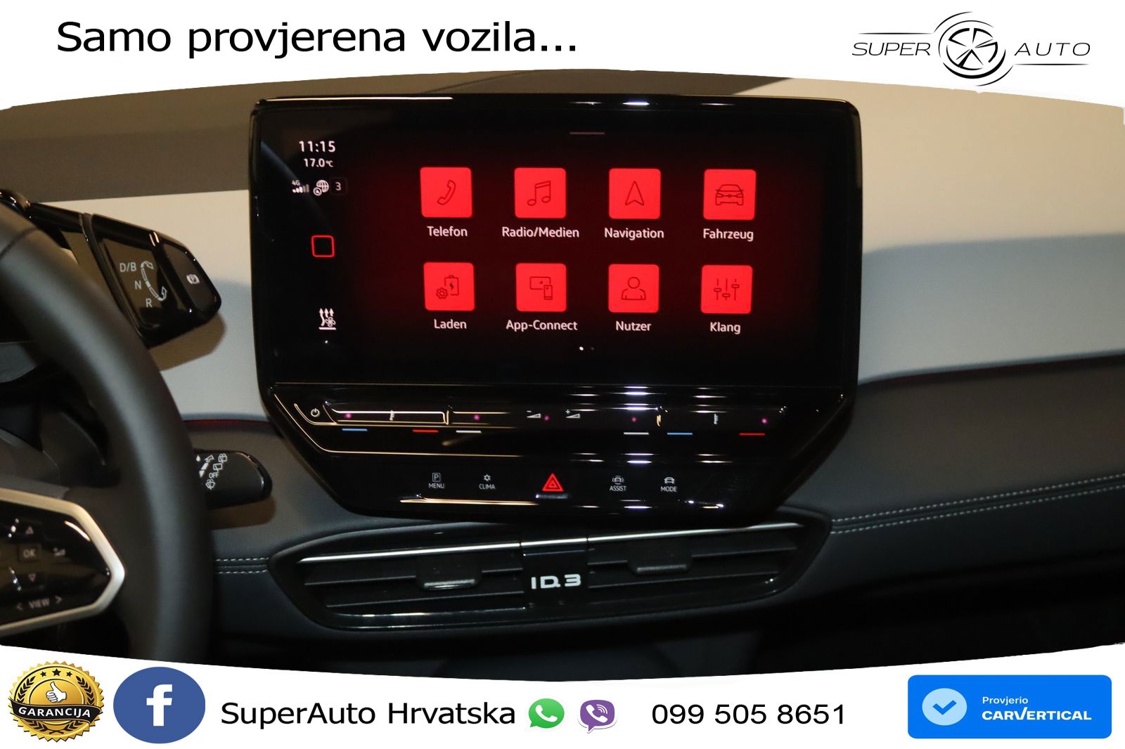 Volkswagen ID.3 Pro 62 kWh (204 KS) LED+GR SJED+ACC