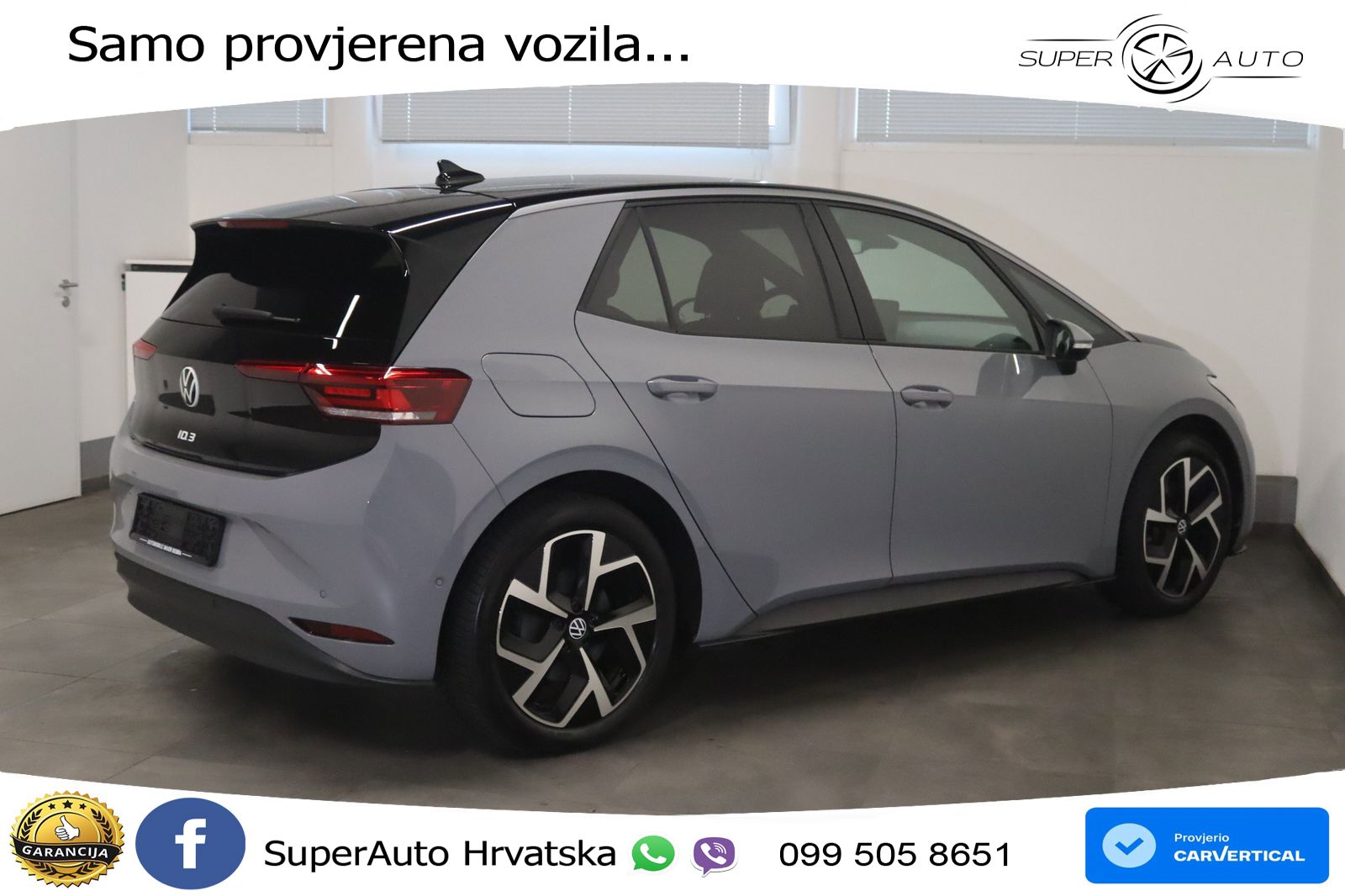 Volkswagen ID.3 Pro 62 kWh (204 KS) LED+GR SJED+ACC