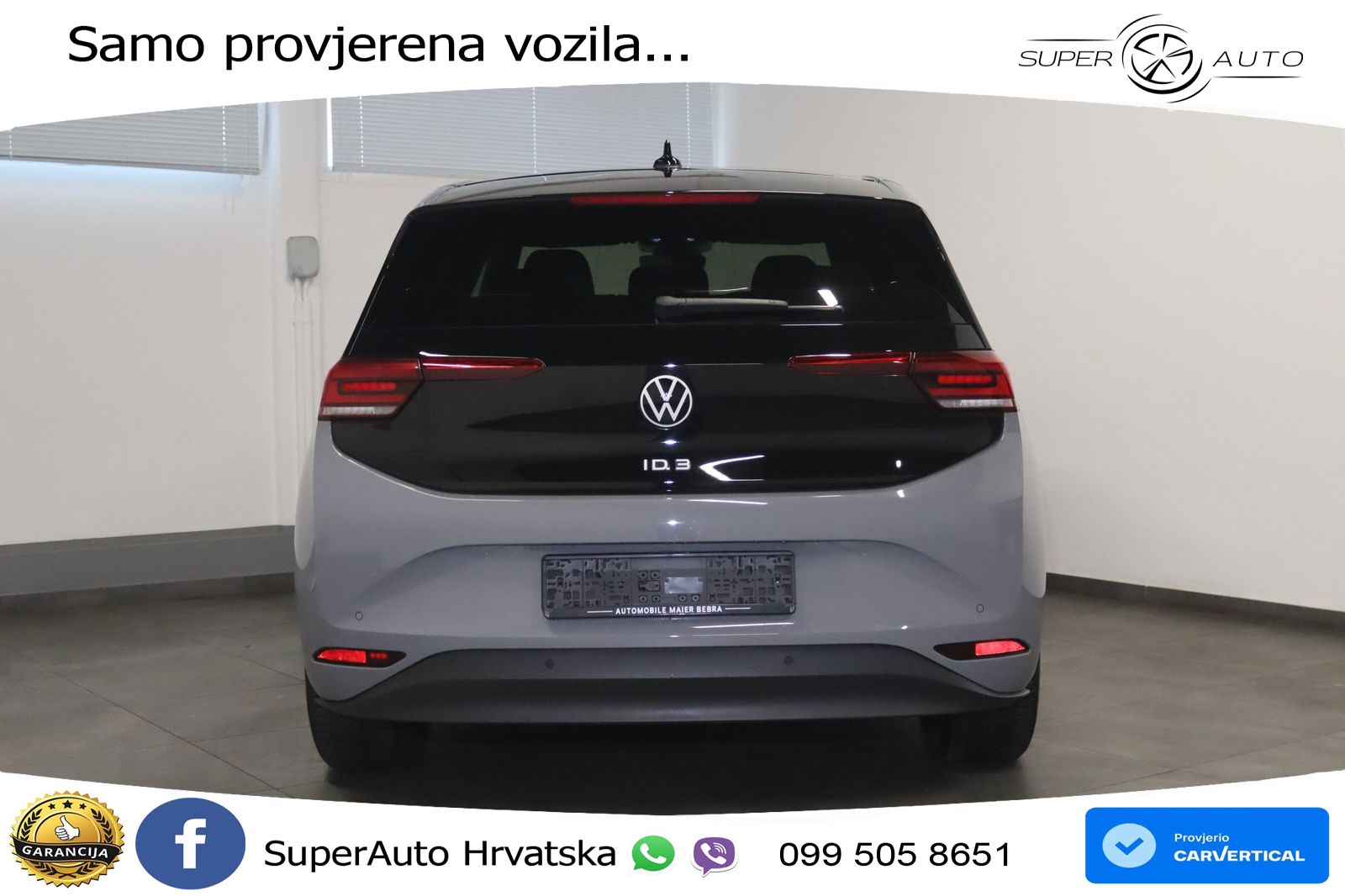 Volkswagen ID.3 Pro 62 kWh (204 KS) LED+GR SJED+ACC