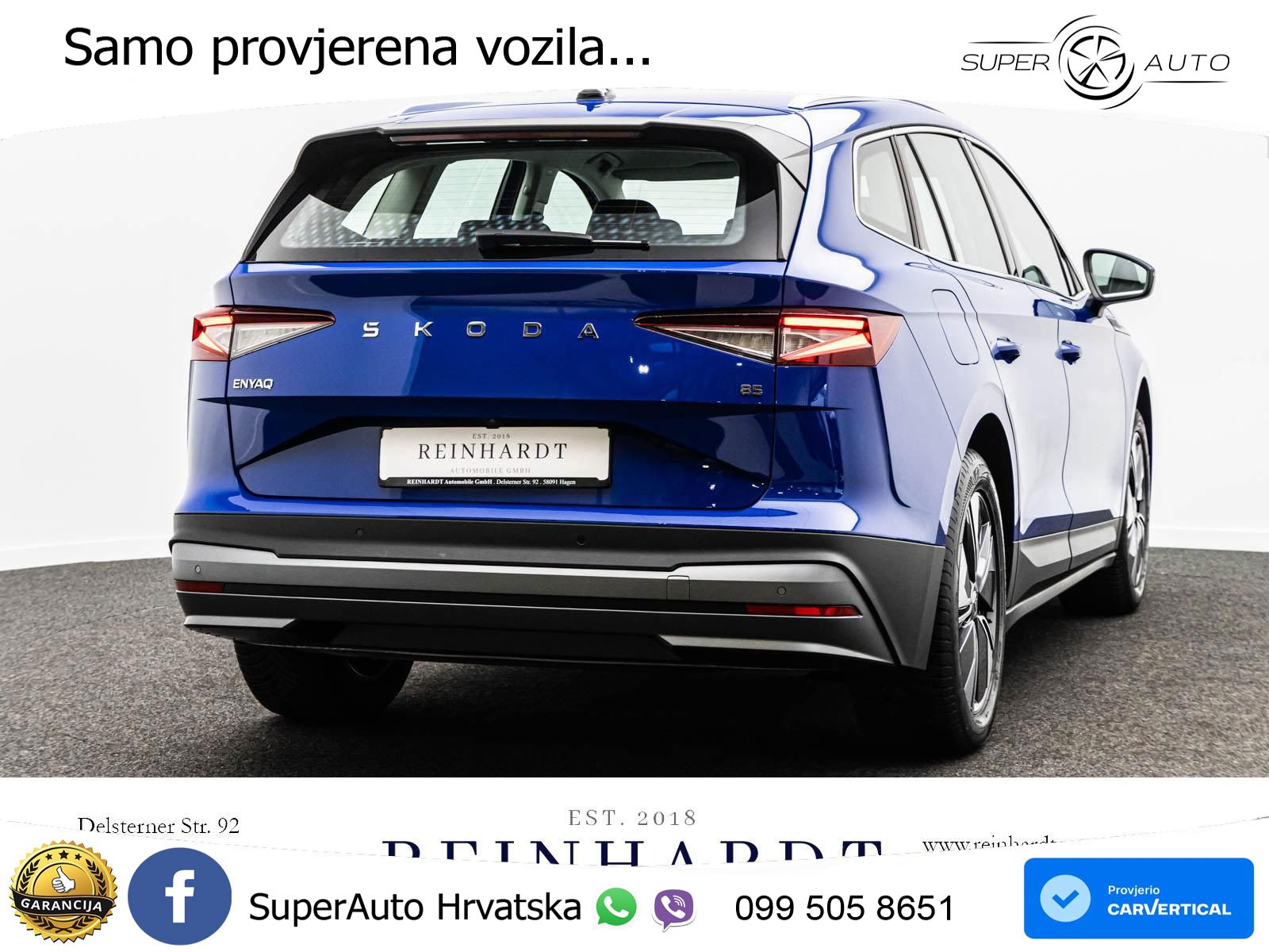 Škoda Enyaq 85 82 kWh (286 KS) Loft