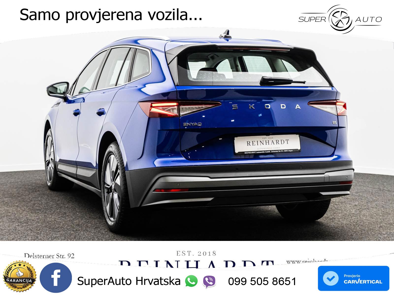 Škoda Enyaq 85 82 kWh (286 KS) Loft